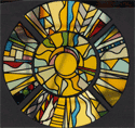 Stained Glass Hall Window