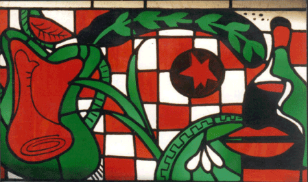 Stained Glass Panel