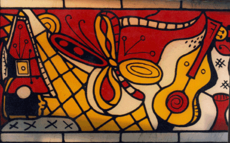 Stained Glass Panel