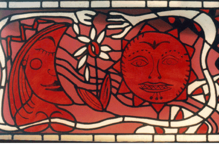 Stained Glass Panel