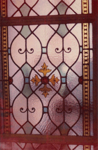 French stained glass doorway